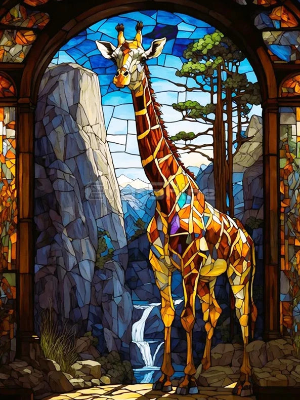 EverShine New Arrivals Diamond Mosaic Cat Lion Complete Kit Painting Animal Stained Glass Art Embroidery Dragon Halloween Decor