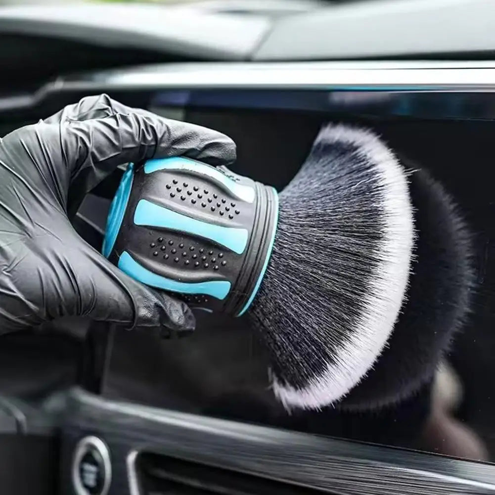 Car Interior Detail Brush Cleaning Maintenance Car Air Conditioner Air Vent Dust Soft Bristle Brush Car Cleaning Care Brush