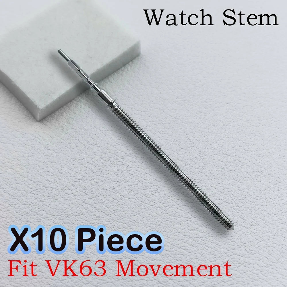 High Quality Watch Stem 1Pcs/5Pcs/10Pcs Movement Watch Steel Stem Crown Kit  For M8215 M8285 NH34 NH35 NH36 VK63 Movement