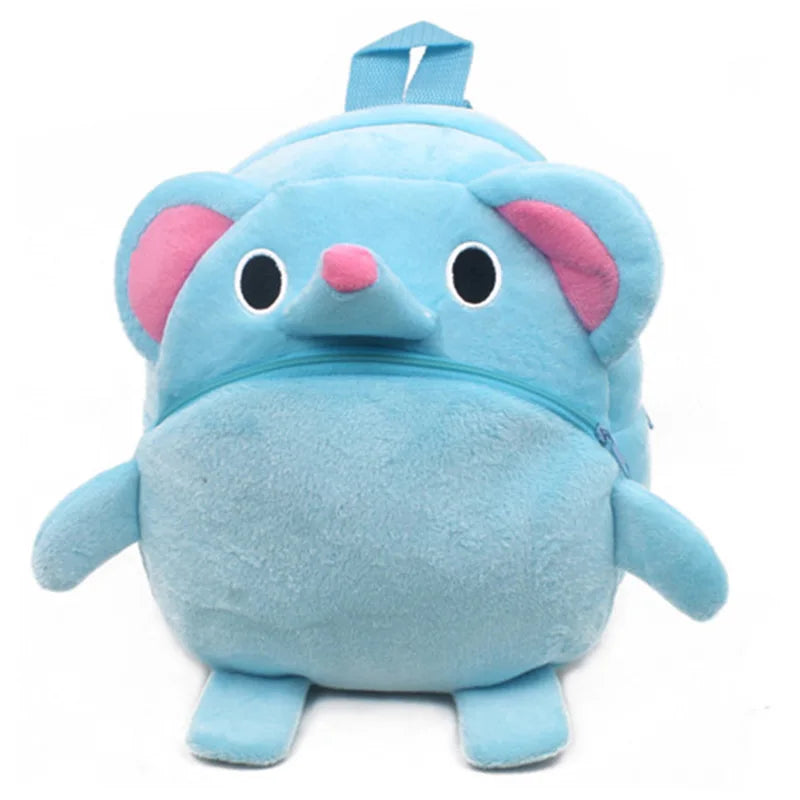 Cute Strawberry Plush Backpack Cartoon Animal Mini School Bags Candy Bag for Kids Baby Girl Boy Gift 1-3 Years
