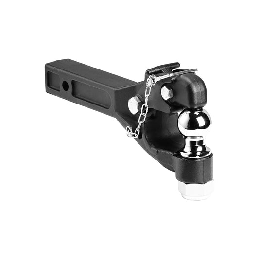 VEVOR Pintle Towing Hook Hitch Combination 2in/ 2-5/16-in Receiver Ball for 2in Hitch Hook fits 2.5 to 3-in Lunette Ring