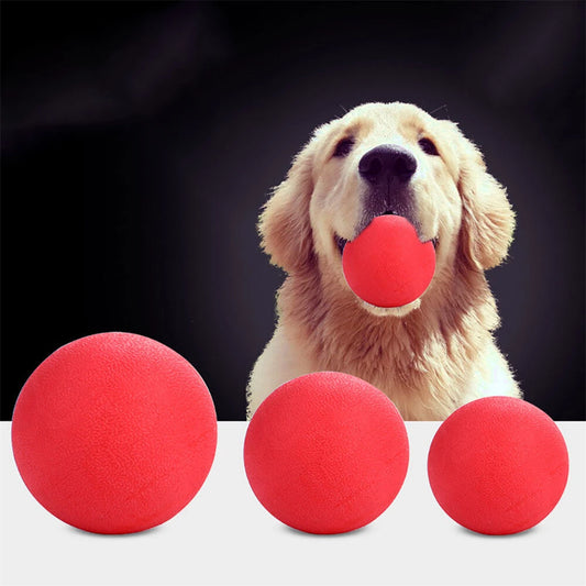 Solid Training Toy Rubber Ball Pet Puppy Dog Chew Play Fetch Bite Bouncy TPRBall