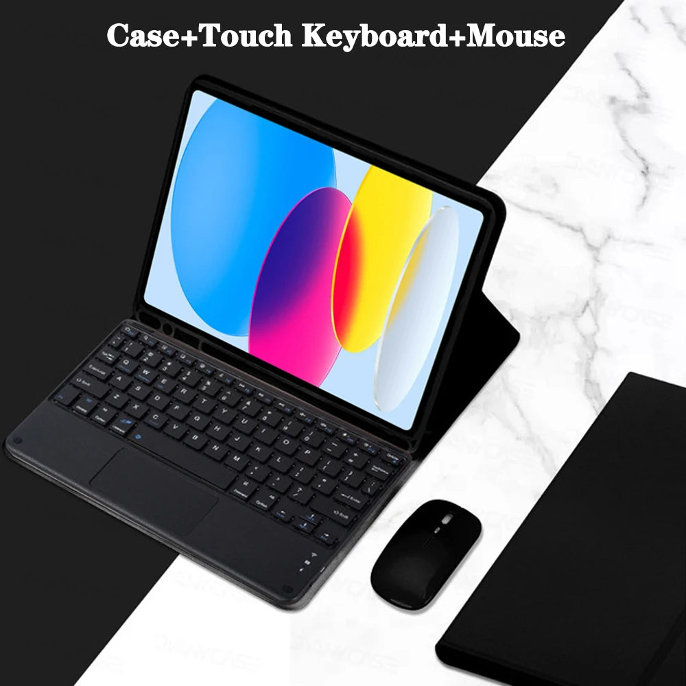 Keyboard Case for iPad 11th Gen (A16) 11 lnch 2025,Detachable Keyboard for iPad 10th Gen 10.9 lnch 2022 with Pencil Holder
