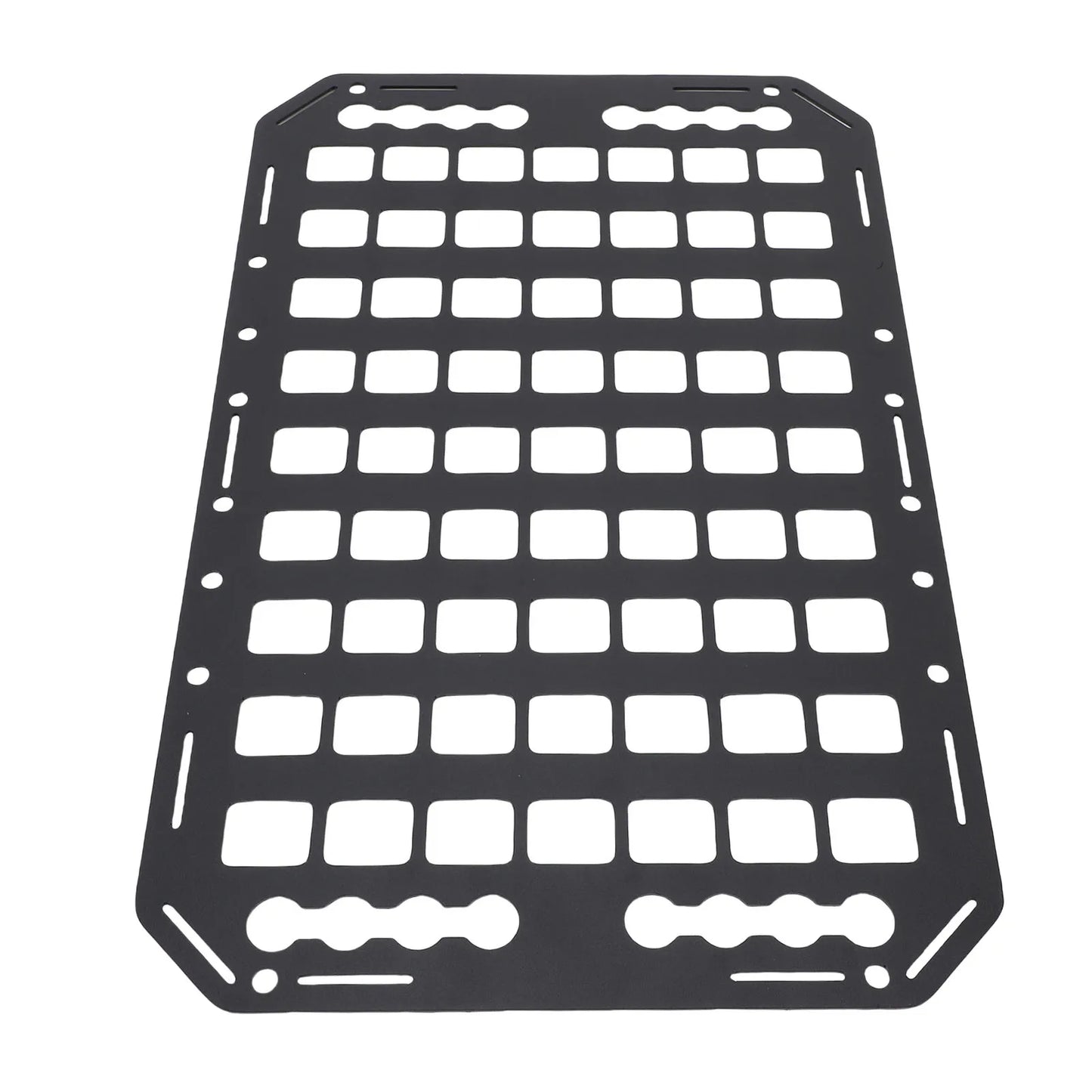 Truck Bed Molle Panel Aluminium Alloy Multifunctional L Track Storage Organizer for Car SUV RV 483x311x2mm Side Bed Molle Panel