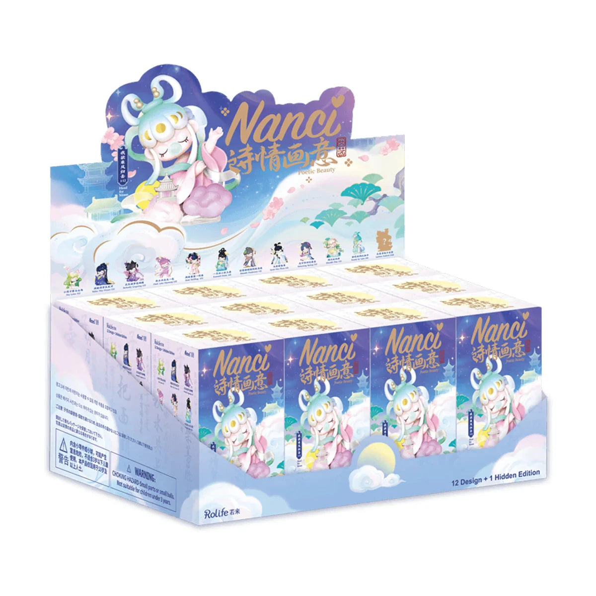 Rolife Nanci Blind Box Nanci's Poetic Beauty Action Figure Collectible Doll Toys Surprise Box Gift for Kids Friends Adults