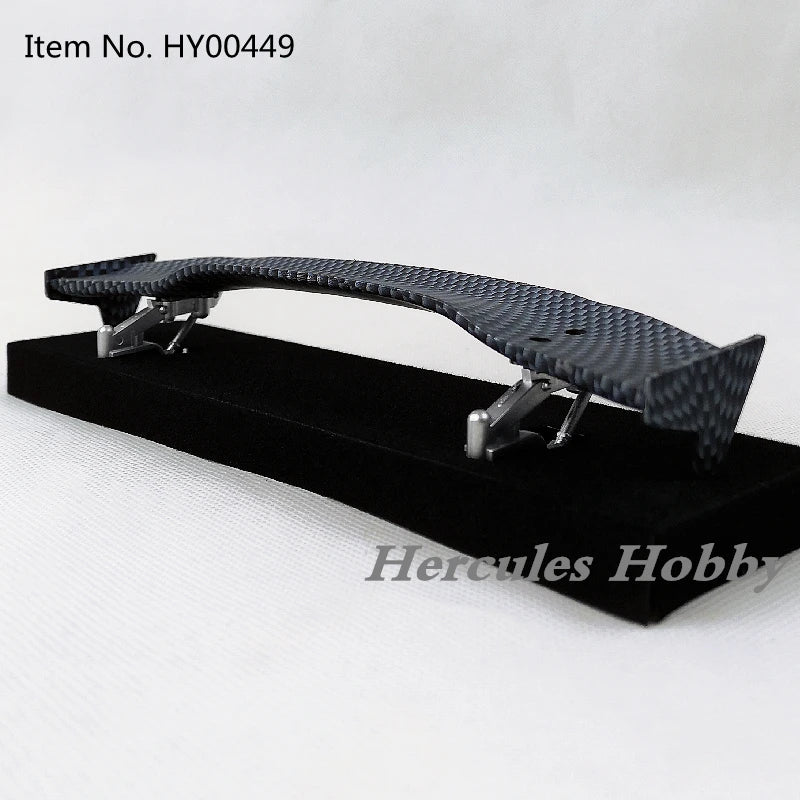 1/10 Scale RC Car Plastic Carbon Fiber Pattern Rear Wing Spolier Drift On Road Touring Model Hobby