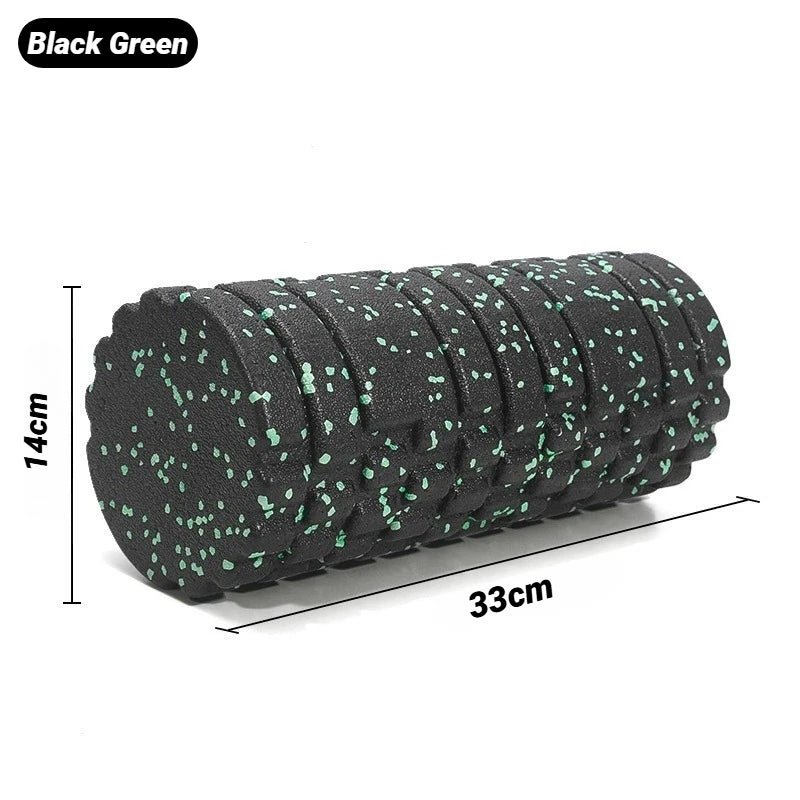 High-Density Solid Core For Muscle Recovery/Massage, Durable Fitness Tool 33Cm Foam Roller Yoga Massage