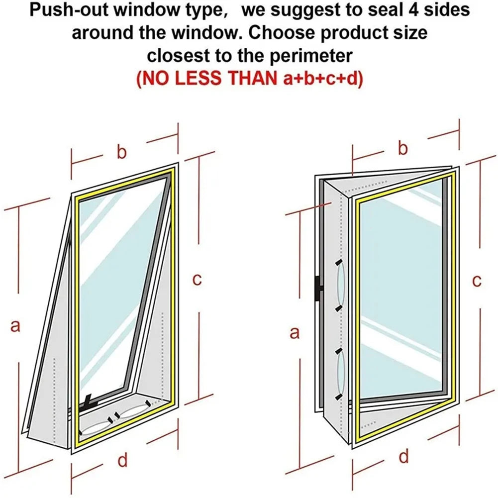 AirLock Window Seal for Portable Air Conditioner,300 cm Flexible Cloth Sealing Plate Window Seal with Zip/Adhesive-A70Z