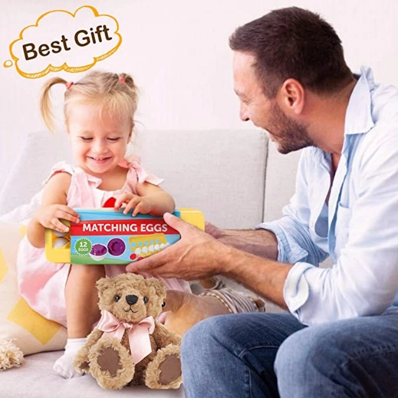 Montessori Smart Eggs Toy Baby Matching Puzzle Games Shape Sorter Educational Learning Toys For Children 2 3Y Kids Easter Gift