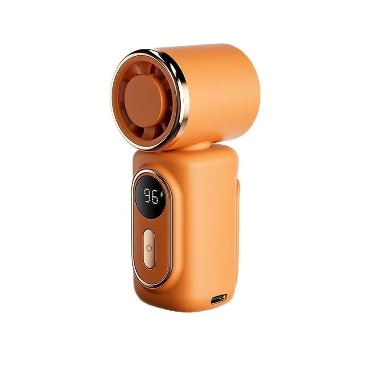 Portable Handheld Fan Mini Clip Fan Umbrella Holder Function Rotatable USB charging Compact Personal Cooling Fan Outdoor Camping