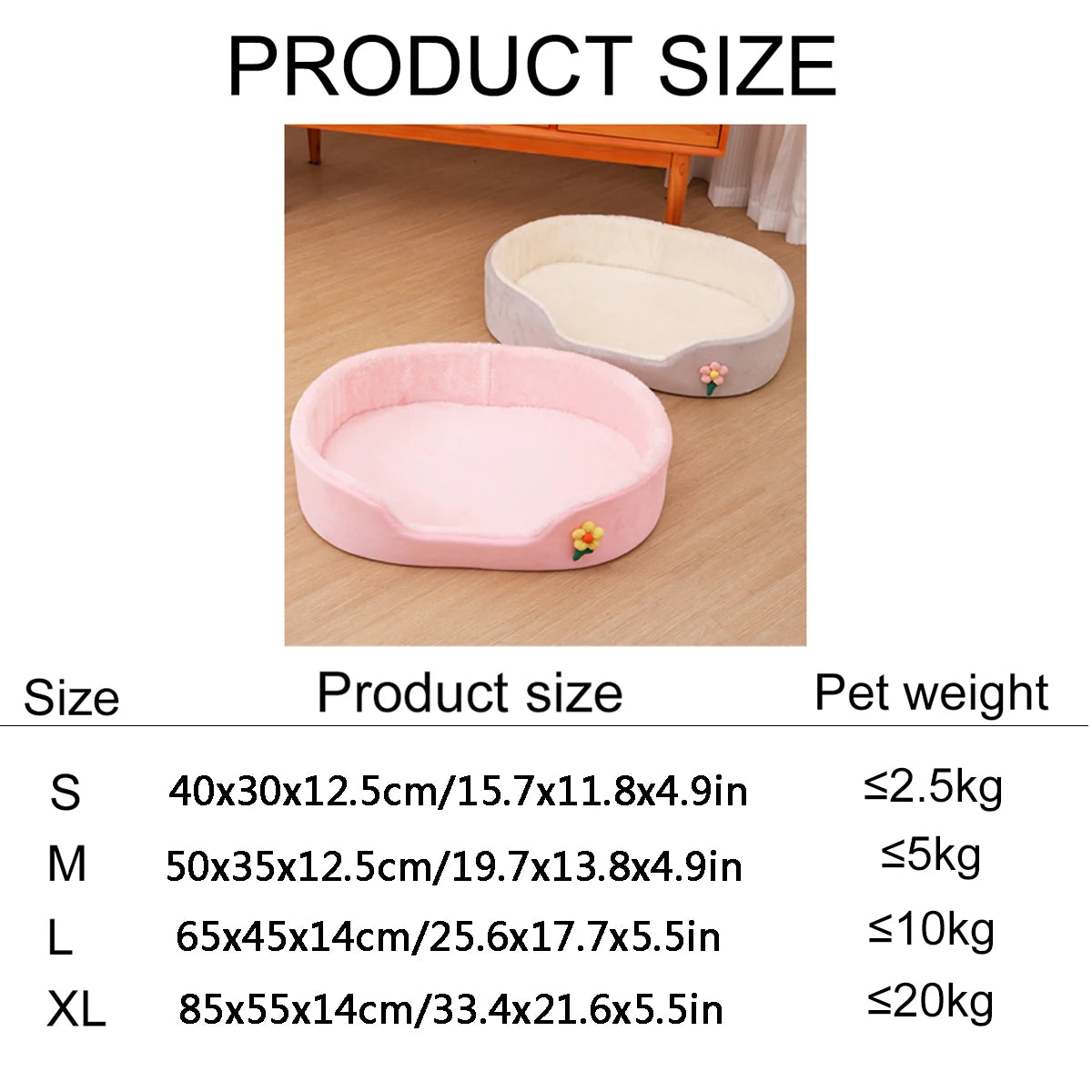 Winter Warm Detachable Small Dog Bed Elastic Round Medium Dog Basket Soft Dog Cushion House Cat Bed Kennel Accessories