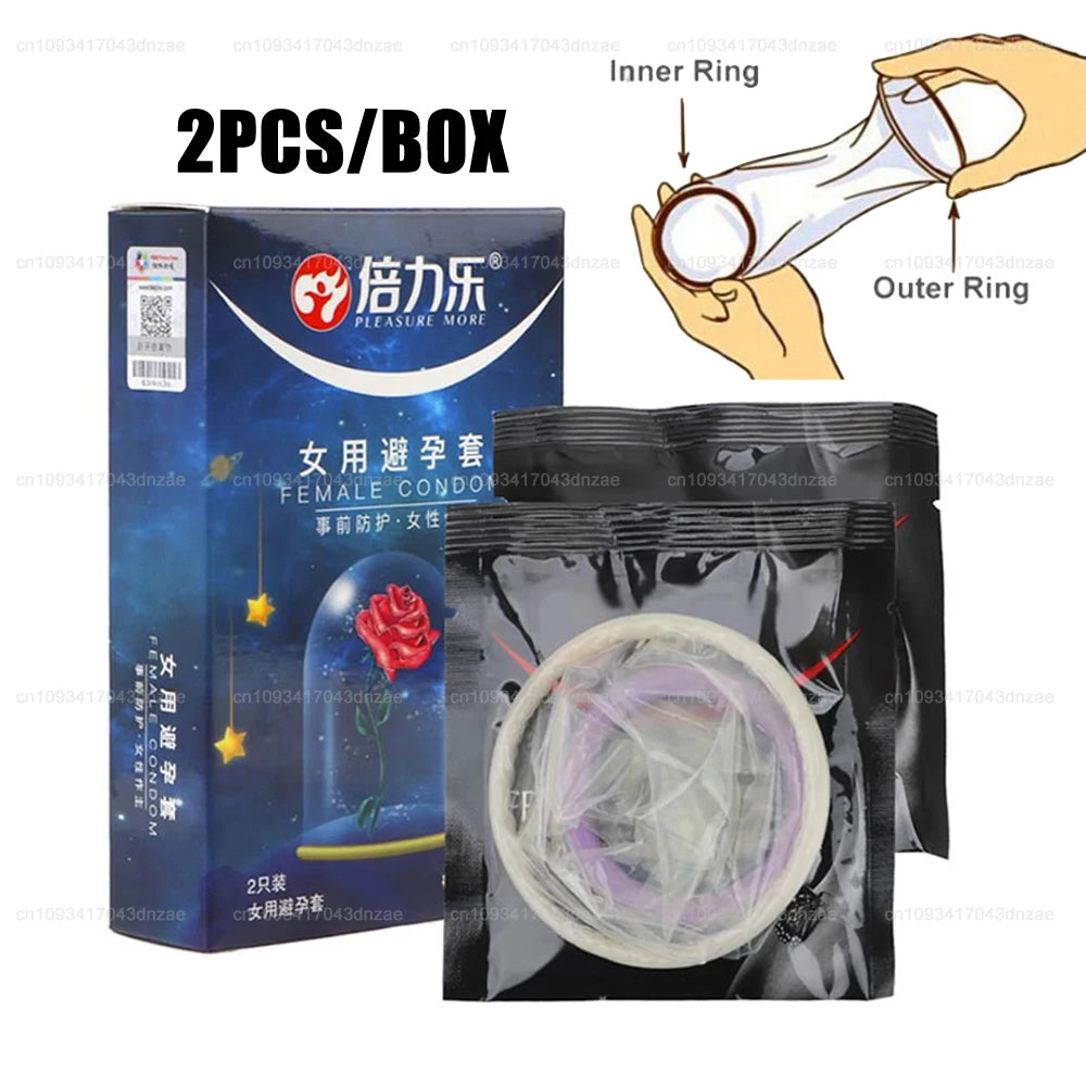 2/4/6PCS 75mm+ Big Condoms Adult Sex Toy Rubber Latex Condoms G Spot Stimulate Men Long-lasting Penis Sleeve Safer Contraception