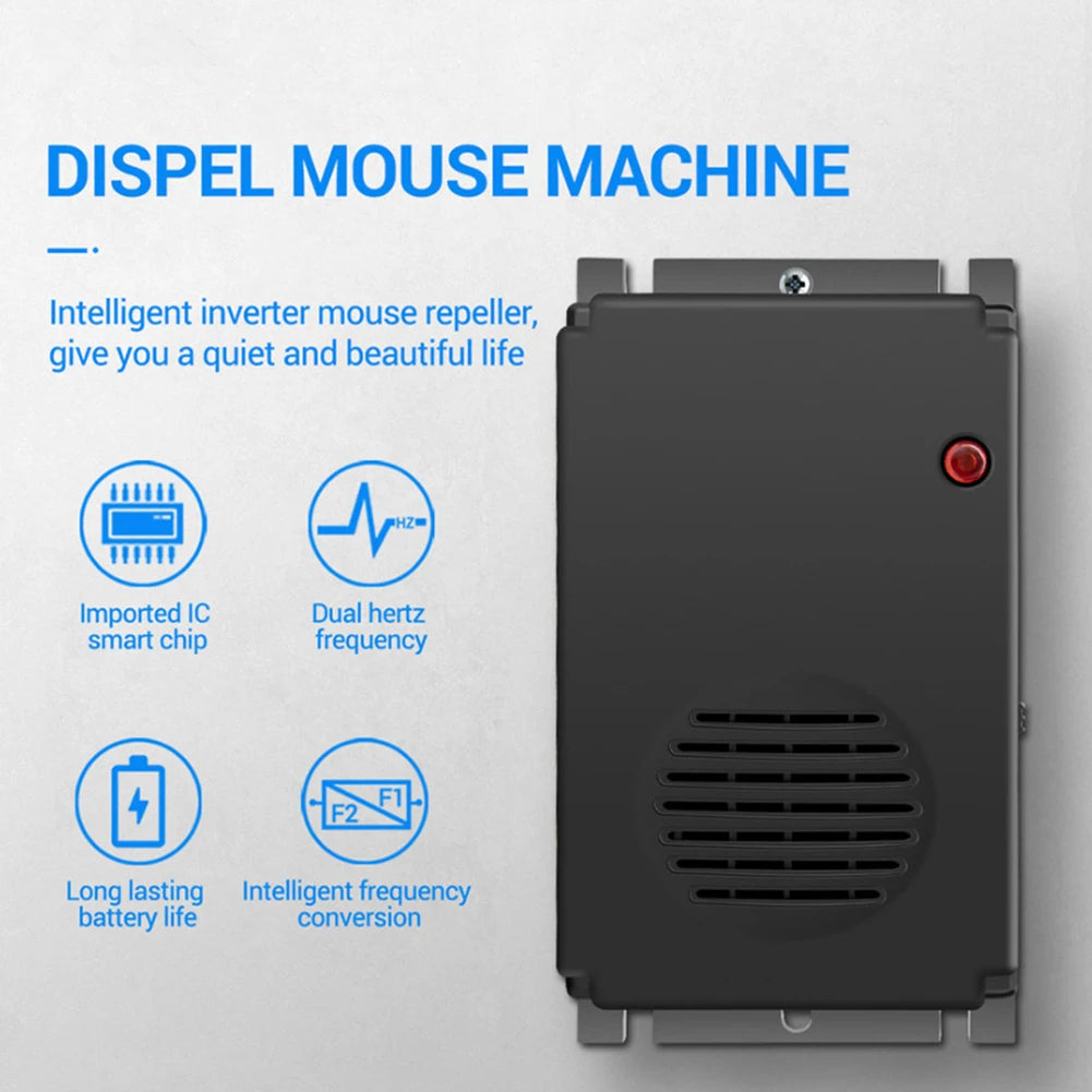 Ultrasonic Pest Control Device Non-Toxic Electronic Mouse Repellent Battery-powered Rat Repellent for Car Vehicle