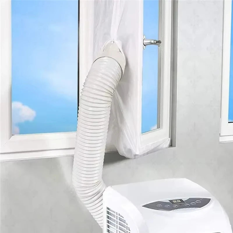 CEA Airlock Window Seal For Portable Air Conditioner,300 Cm Flexible Cloth Sealing Plate Window Seal With Zip/Adhesive