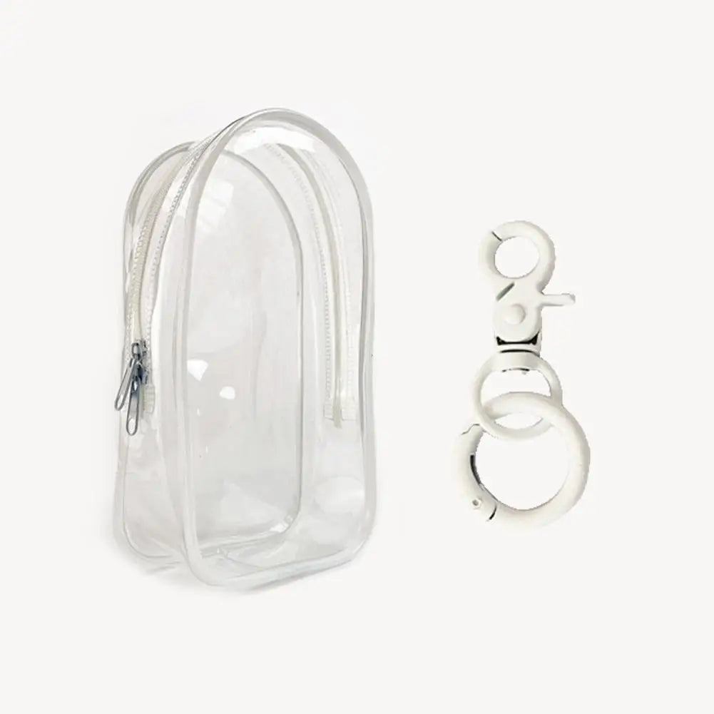 PVC Transparent Protective Case for Skullpanda Labubu Hirono Twinkle Dolls Dustproof Display Bag