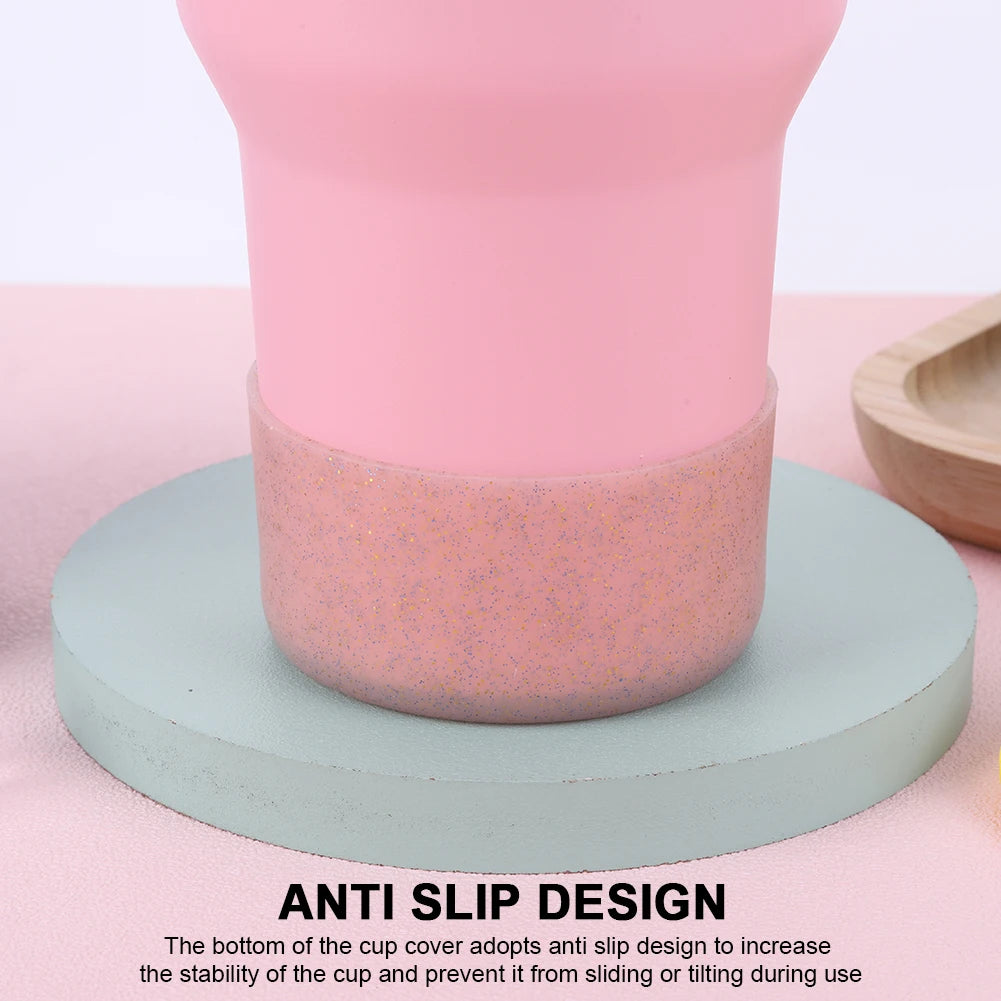 Silicone Water Bottle Boot Anti-Slip Bottom Cover Heat Insulation Bottom Protector for Stanley 20-40oz Water Bottle