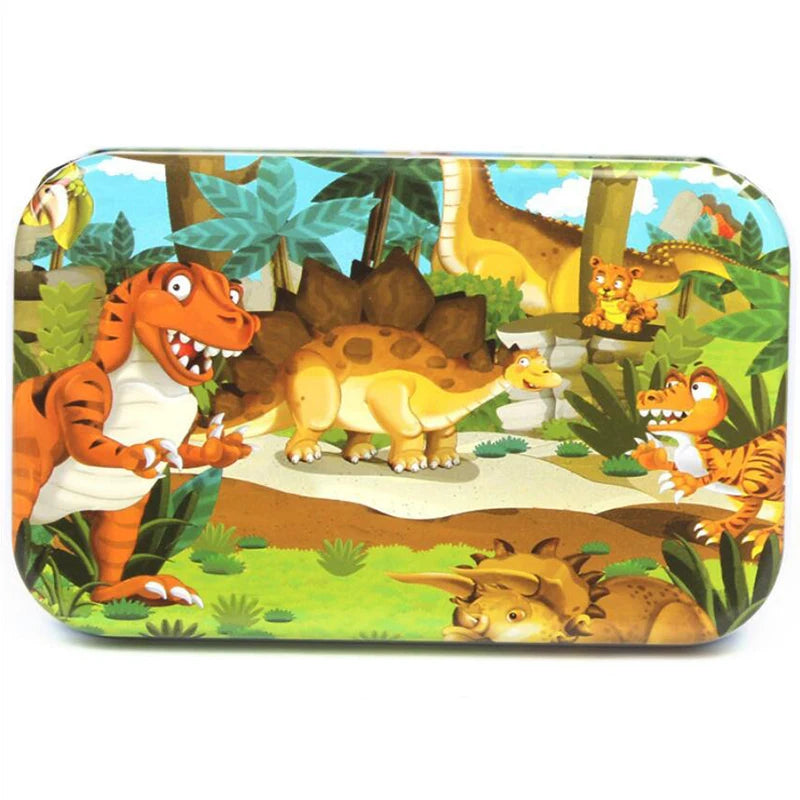 1pc 60piece Jigsaw Puzzle for Kids Educational Toys Children Cartoon Animal Puzzles Intellectual Development Montessori Games