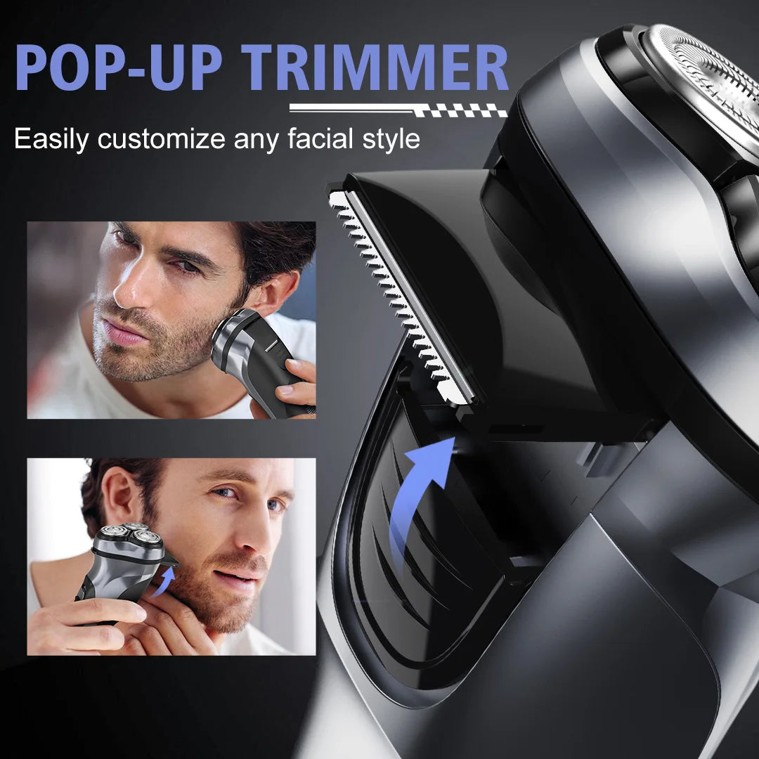 Sejoy BLASTO1 Electric Shaver for Men Rechargeable Electric Razor Triple Floating Head Shaving Machine Beard Trimmer Gift