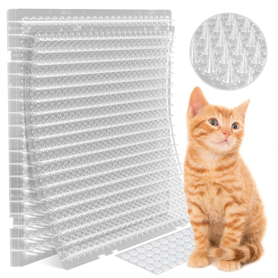 Cat Repeller Cats Repellent Plants Accessories Bird Kitchen Gadgets Exterior Scarecaper Supplies Spikes For Dog Scare Pigeons