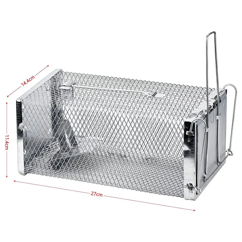 1-4pcs Humane Rat Trap Cage Live Animal Catch Pest Rodent Mouse Bait Control Box