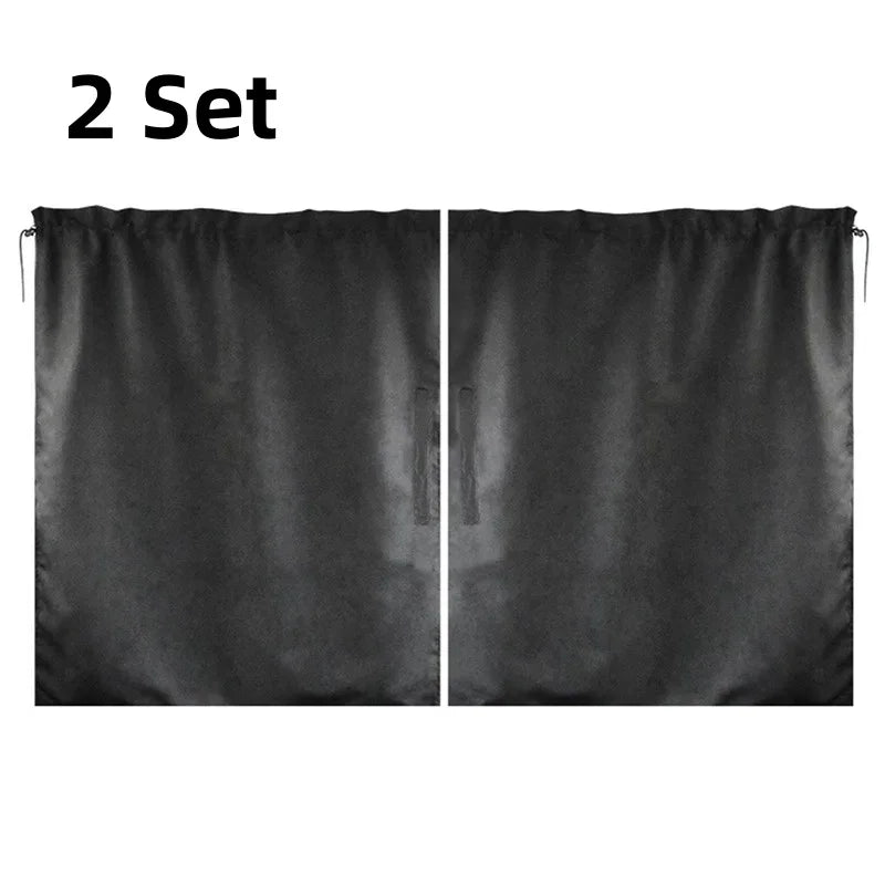 Car Privacy Curtains Universal Car Divider Curtain Between Rear Seat Auto Blackout Curtains Car Sun Shades Side Window Covers