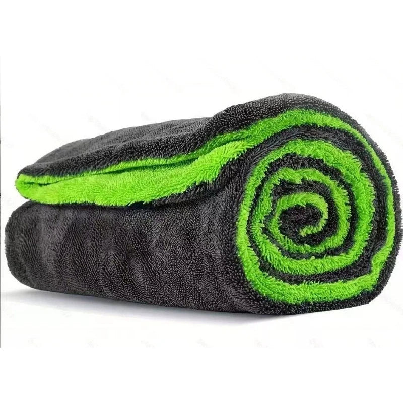 1000GSM Heavy Duty Car Drying Towel 60x120cm Oversized Double-Side Cleaning Cloth Super Absorbent Ultra-Soft Scratch-Free Towel