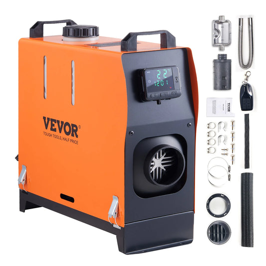 SucceBuy 5/8KW Car Heater Diesel Air Heater 12V Diesel Heater With LCD Switch Low Noise for Car Truck RV Parking Diesel Heater