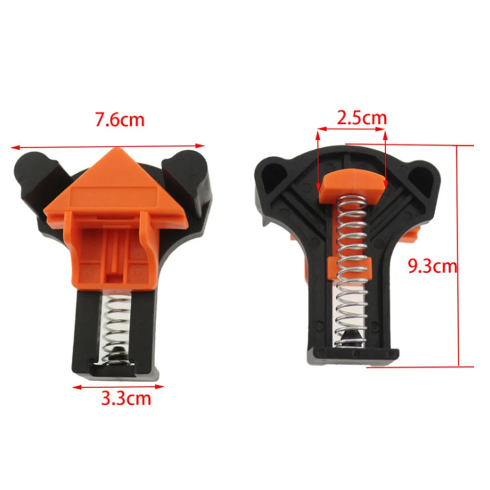 1pc 90 Degree Right Angle Clamp Fixing Clips Corner Woodworking Positioning Tool