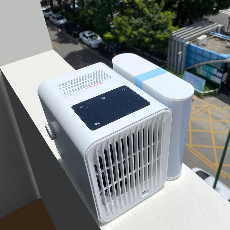 Original Microhoo Capacity Mini USB Portable Air Conditioner Filter Cool Water Tank Touch Screen Air Conditioner Filter