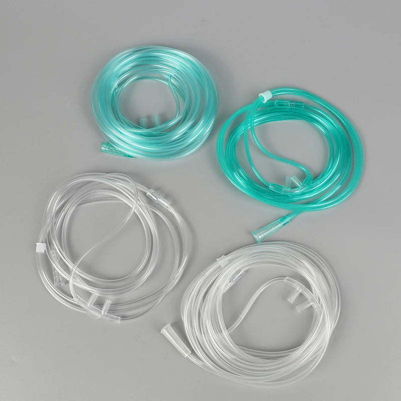 1.5/1.8/3/4/5M 1PCS Disposable Oxygen Tube Double Nasal Oxygen Tube Independent Packing Medical Care Machine Breathing Cannula