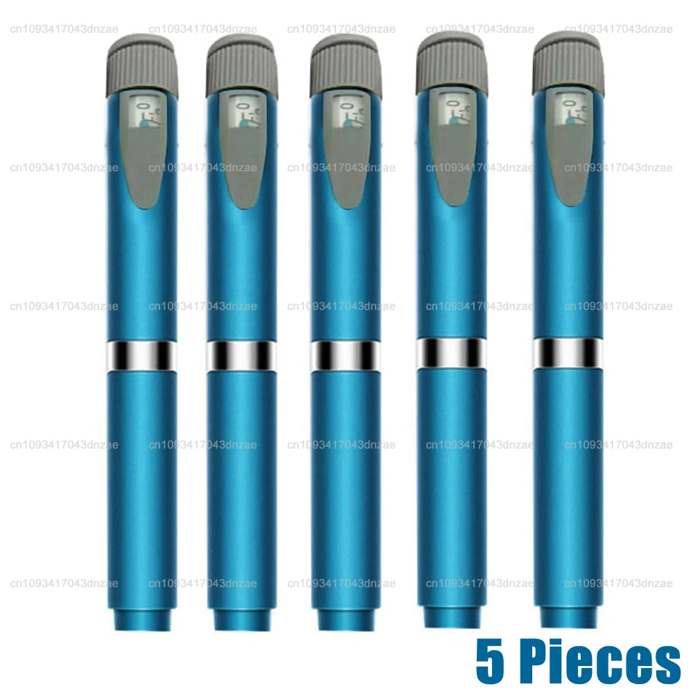 Reusable Injection Pen Magic Pen Kit+3ml Sterile Cassette Bottle Cartridges+32/31G 4/6/8mm Disposable Pen Tip for Lilly Insulin