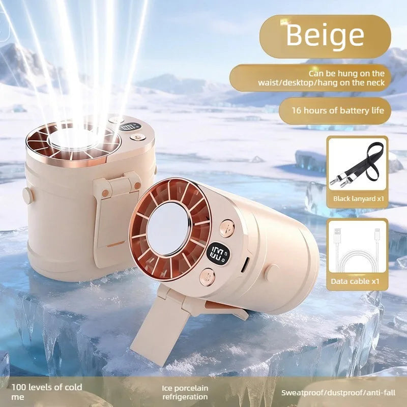Waist Fan Portable Air Conditioner Personal Cooling Clip on Fan for Outdoor Sports Travel Office Workers Summer Gift