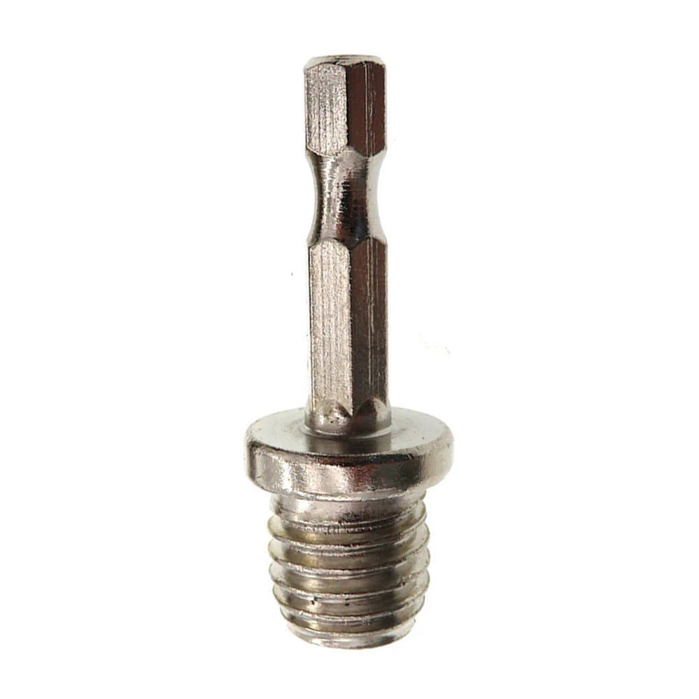 M10 M14 1/4 6mm Hex Connecting Rod Adapter Hand Electric Drill Polisher Grinder Adapter Rod Metal Polishing Disc Connection Rod