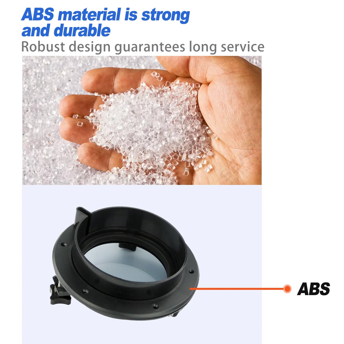 8" Round Marine Boat Hatch Portlight Window – Black ABS Frame with Tempered Glass for Yacht RV Cabin Ventilation