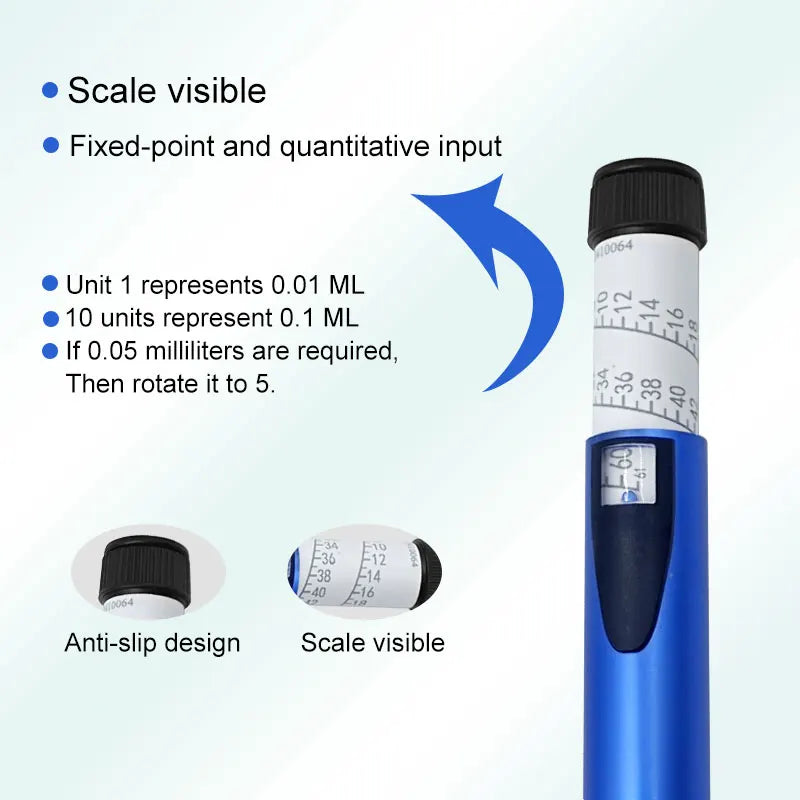 Dosage Control 3ml Reusable V2 60IU Injection Pen Weight Loss Injection Pen 2028