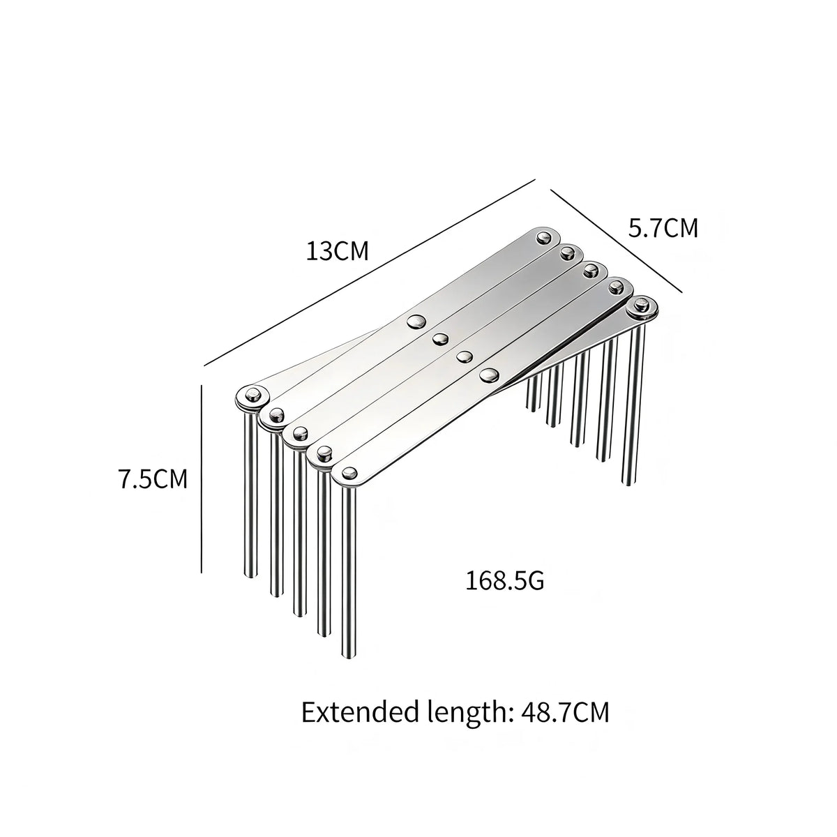 Pot Lid Rack Pan Lid Organizer Retractable Foldable Stainless Steel Plate Dish Holder Shelf Tableware Storage Kitchen Gadgets
