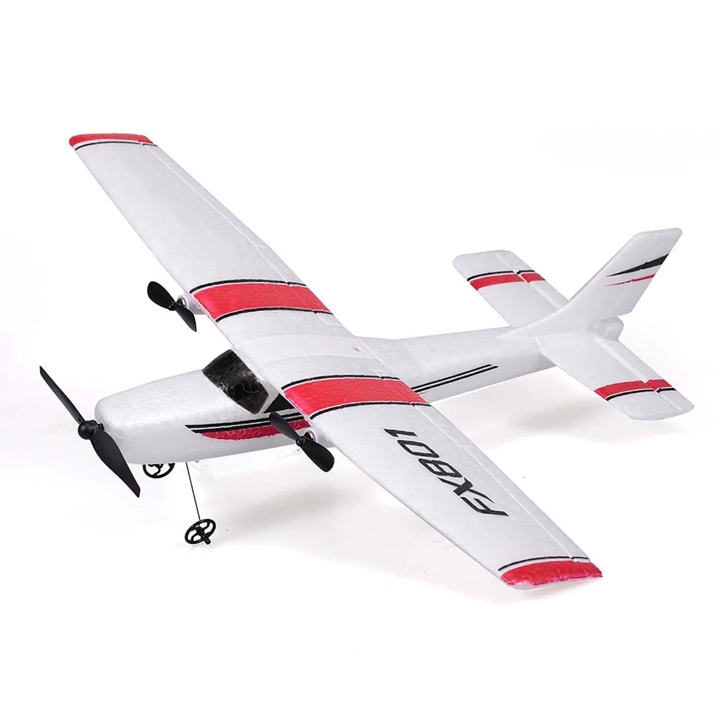 RC Fixed wing RC Airplane FX801 Airplane 2.4GHz 2CH RC Airplane Aircraft Outdoor Flight Toys for Kids Boys with 3 Battery