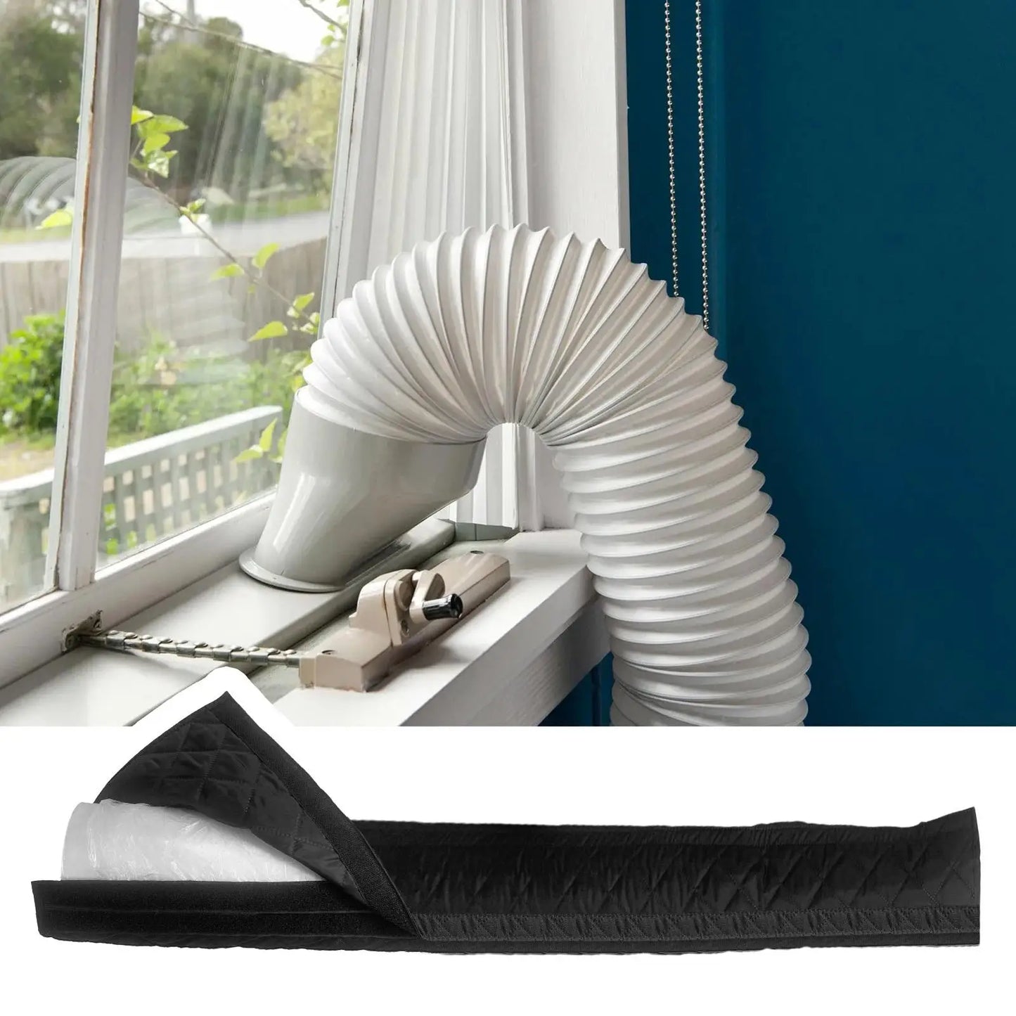 Portable Air Conditioner Hose Cover Wrap Insulated Ac Hose Sleeve Air Cloth Plate Air Outlet Pipe Tube Hose