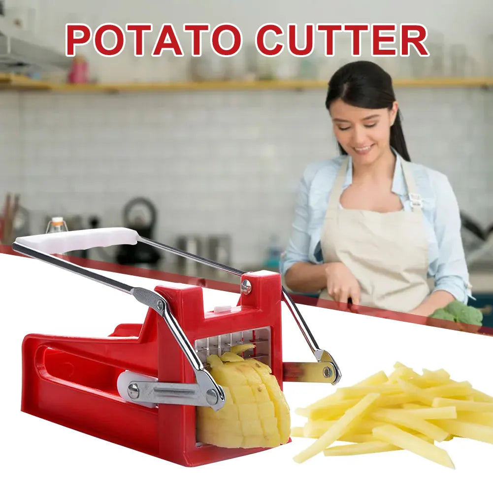 Stainless Steel Potato Dicer Slicer Machine Commercial Vegetable Chopper for Restaurant Home Kitchen for Potato Carrot Cucumbers