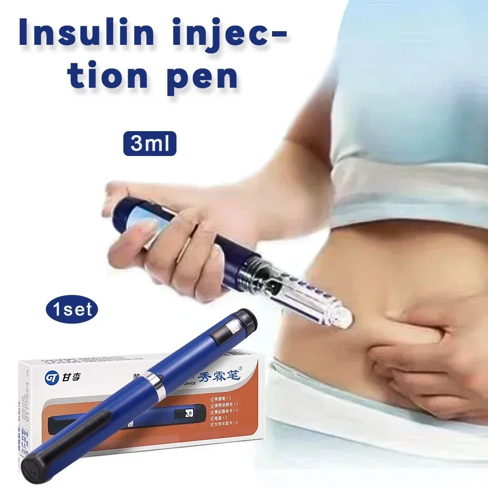 Portable Insulin Injection Pen Novo Nord Ganli 3ml Insulin Glargine Insulin Lilly Syringe Sanofi Gear Adjustment Pen