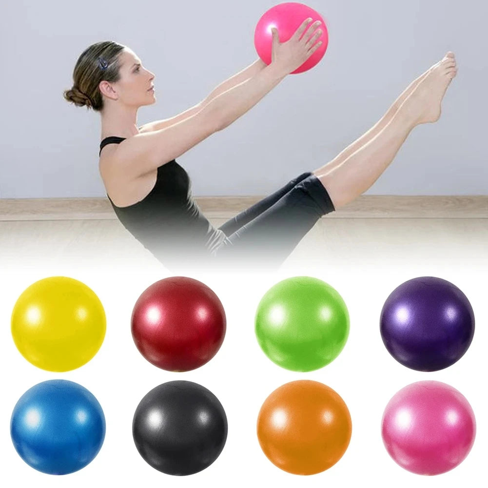 25cm Mini Yoga Ball Fitness Pilates Reduce Fat Ball Thick Explosion-proof PVC Non Slip Gym Home Training Workout Exercise Ball