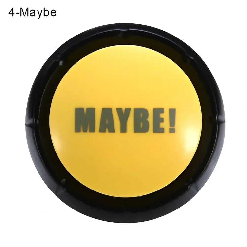 Funny Talking Button No Sorry Yes Sound Party Button Bullshit Maybe Toys Home Office Party Gag Funny Toy For new Vocal toys