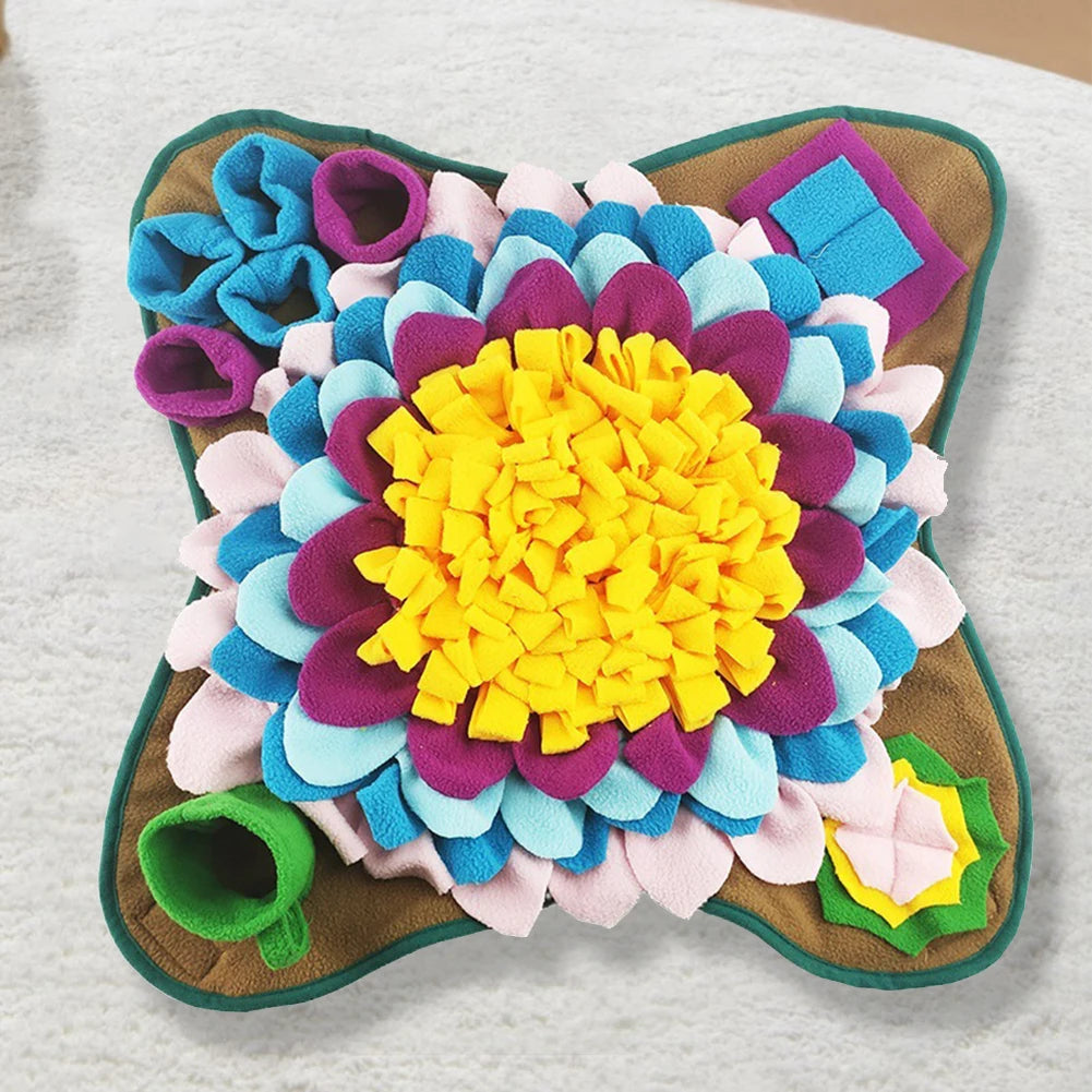 Pet Snuffle Feeding Mat Nosework Feeding Mat Dog Training Pad for Cats Dogs Portable Travel Use for Slow Eating & Smell Training