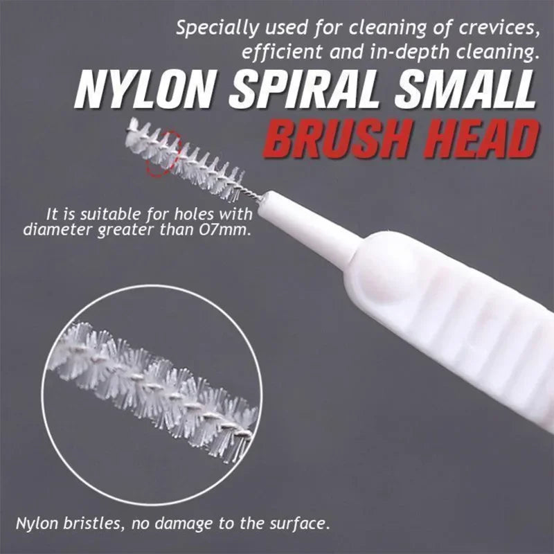 10/50/100/200PCS Shower Cleaning Brush Bathroom Micro Nylon Brush Nozzle Anti-blocking Cleaning Tools Bathroom Accessories