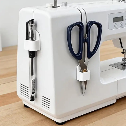 Sewing Machine Scissor Storage Organizer Box with Adhesive Backing for Craft Studio Easy to Install Holder Accessories Box