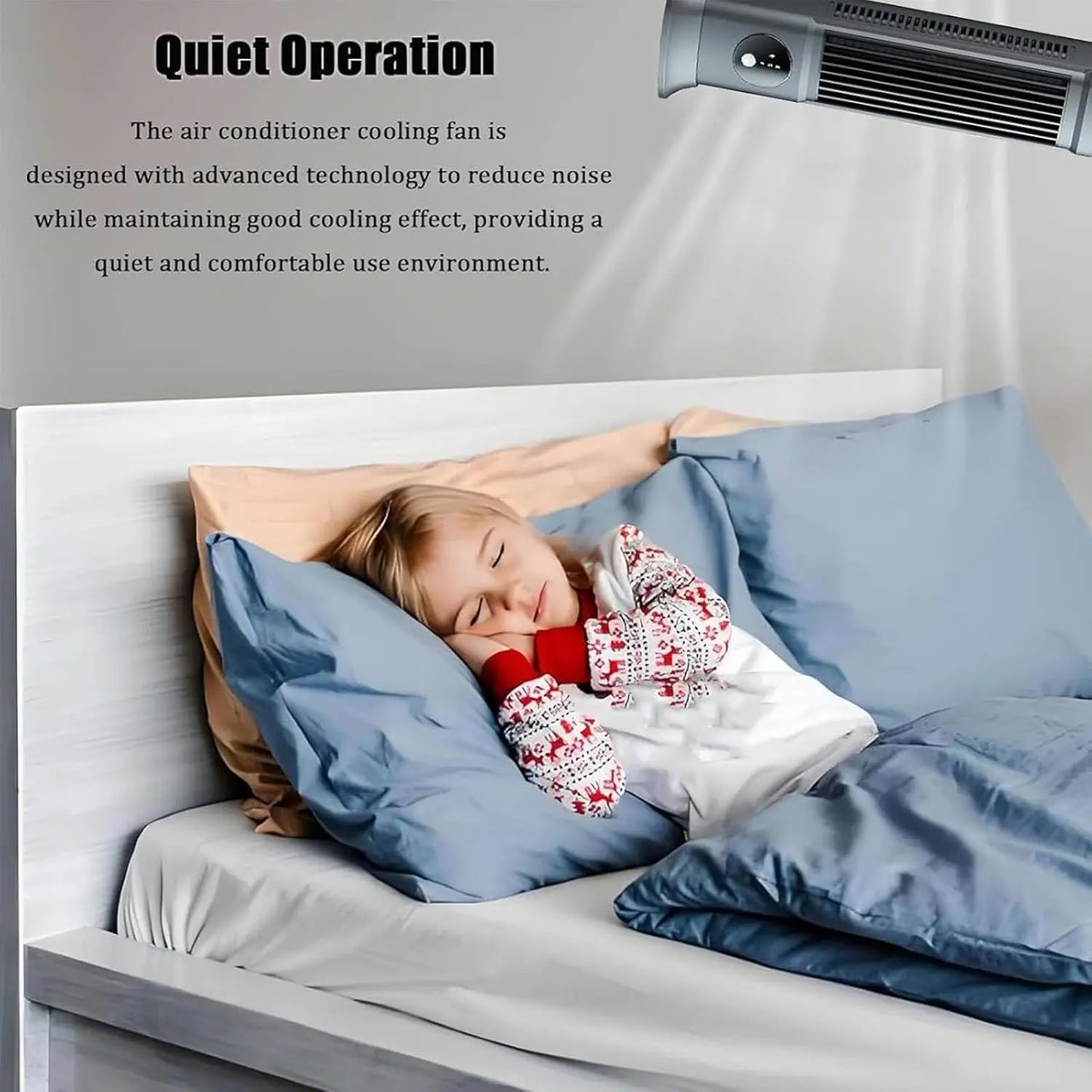 2024New Portable Air Conditioner for Fast Cooling,Ace Cooling Fan,Cooler Air Conditioner for Bedroom Office 3 Speeds,Quiet (3.0)
