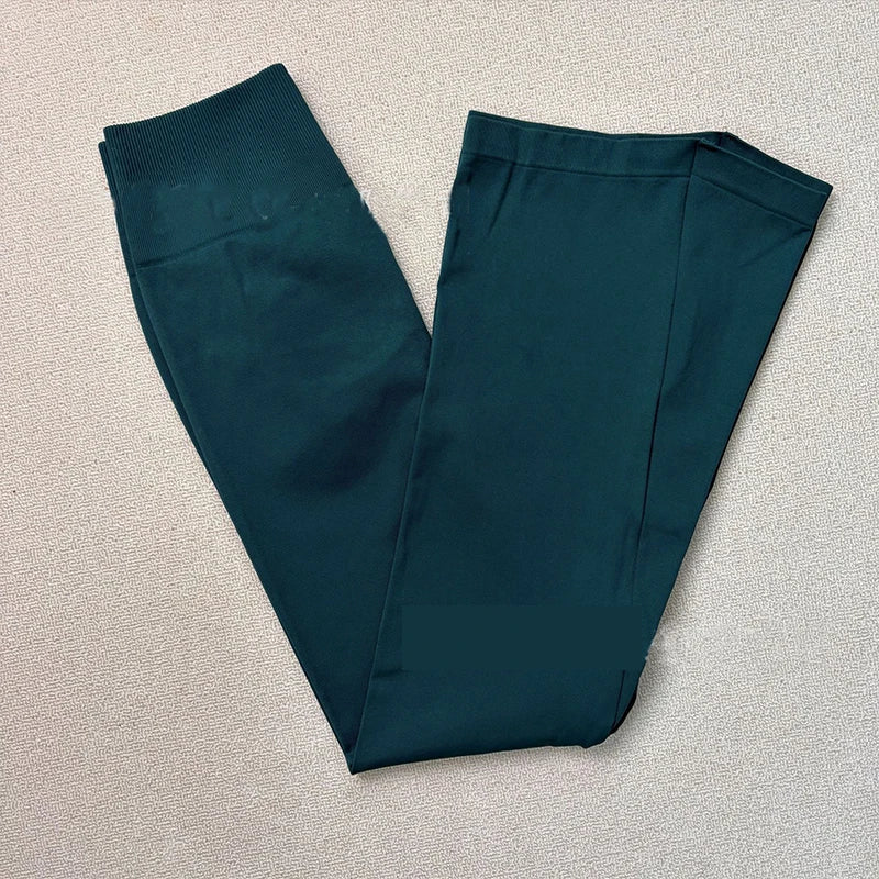 1DF-CY Women High Waist Flared Yoga Leggings Butt Lifting Stretch Bell Bottom Pants Slim Fit Gym Fitness Running Casual Trousers