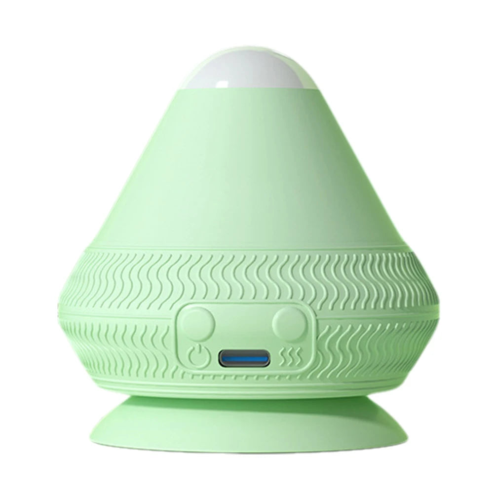 Massage Cone Ball with Suction Cup Electric Vibrating Massage Ball Muscle Relaxation Massager for Point Deep Tissue Relaxation