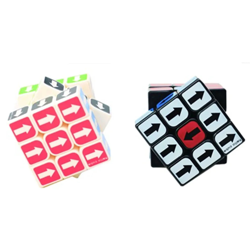 Zcube Idea Fun 3x3 Direction Arrow Magic Cube White/Black Educational 3x3x3 Puzzle Cubo Magico Toys For Children