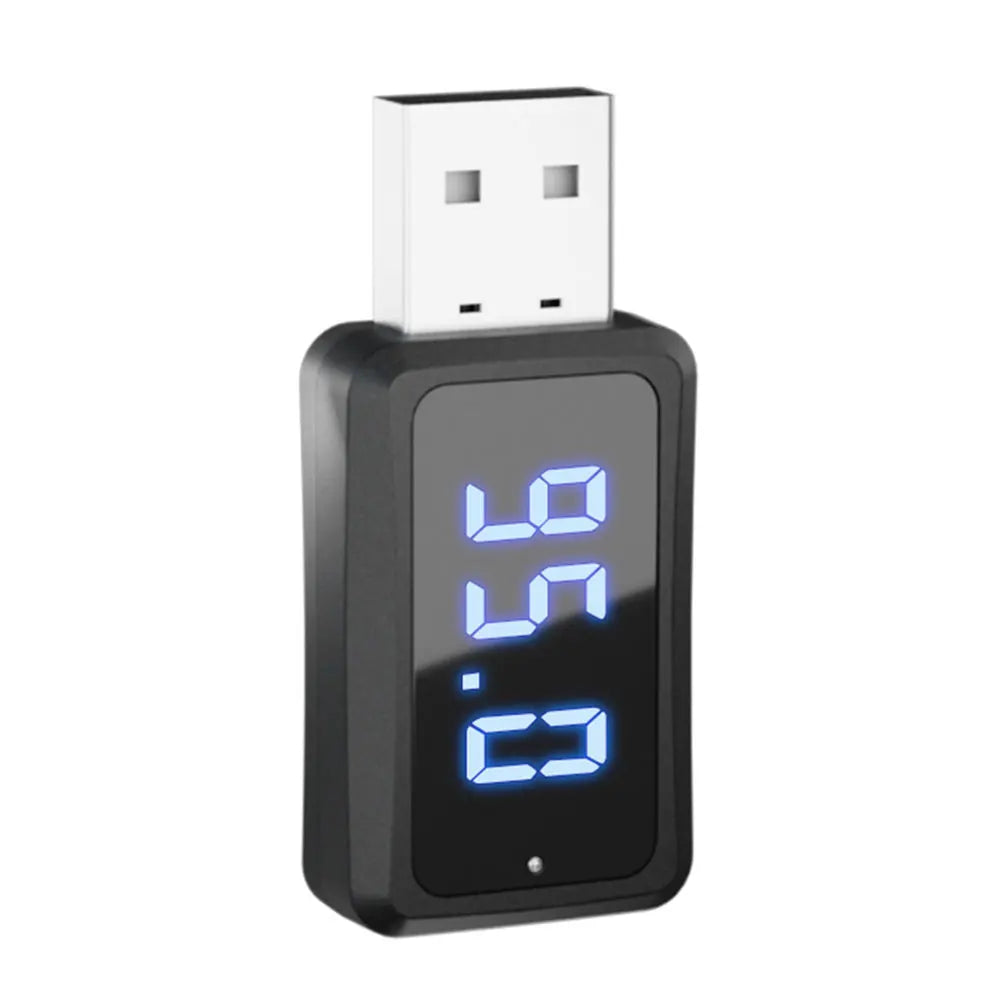 FM02 Auto Audio Wireless Adapter Handsfree Call USB Wireless Receiver Transmitter Dongle Bluetooth-Compatible Auto Accessories